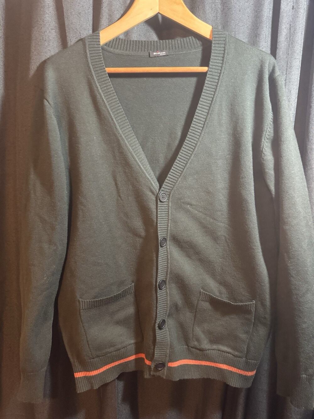 Kiton Napoli Men’s Cardigan Sweater Cashmere Sweater Size L